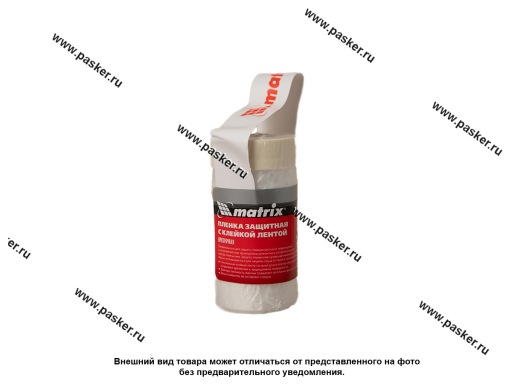 Фото: Пленка укрывочная защитная с клеящей лентой  550мм х 15м Matrix 88750