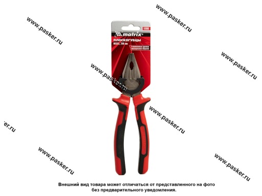 Фото: Пассатижи 200 мм никелированные, двухкомпонентные  NICKEL MATRIX 16906