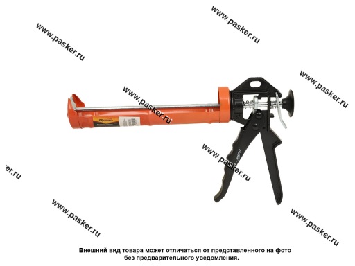 Фото: Пистолет для герметика 310 мл полуоткрытый круглый шток 8мм Heavy Duty Sparta 886325