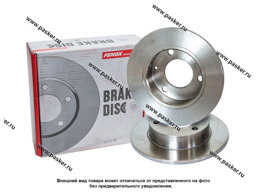 Фото: Диск тормозной 1111 ОКА FENOX 3 болта передний TB2111O3 [упаковка 2 шт.]