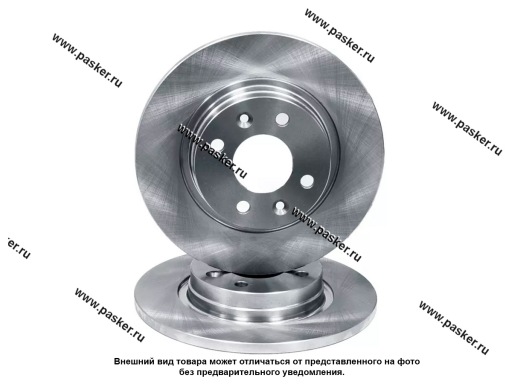 Фото: Диск тормозной Renault Logan Sandero Clio Megane FENOX передний без ABS TB215146O3 [упаковка 2 шт.]