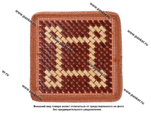 Фото: Накидка на сиденье деревянная массажная Nova Bright 48445 коврик