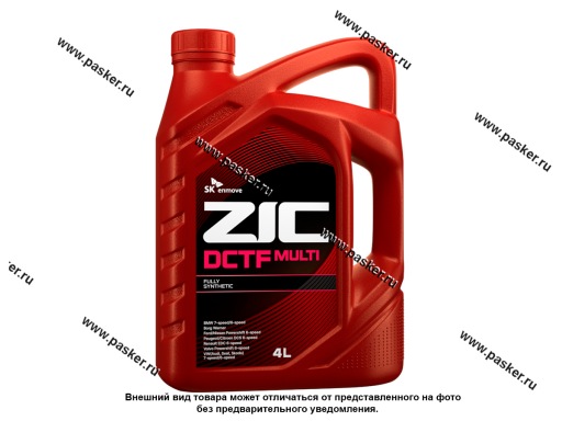 Фото: Масло ZIC DCTF Multi 4л син 162685