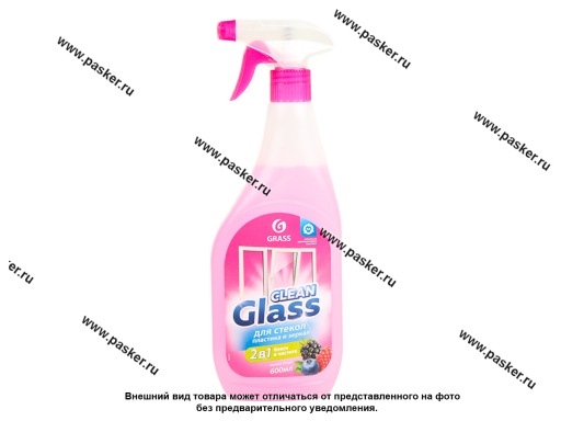 Фото: Очиститель стекол GraSS Clean блеск стекол изеркал лесные ягоды 600мл 125241