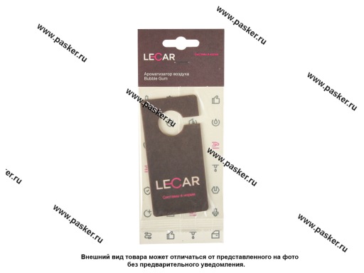 Фото: Ароматизатор LECAR подвесной Bubble Gum крючок