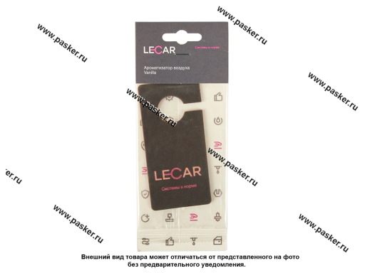 Фото: Ароматизатор LECAR подвесной Vanilla крючок