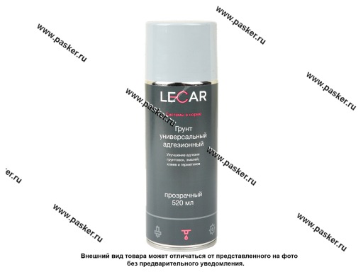 Фото: Грунтовка LECAR прозрачная 520 мл аэрозоль