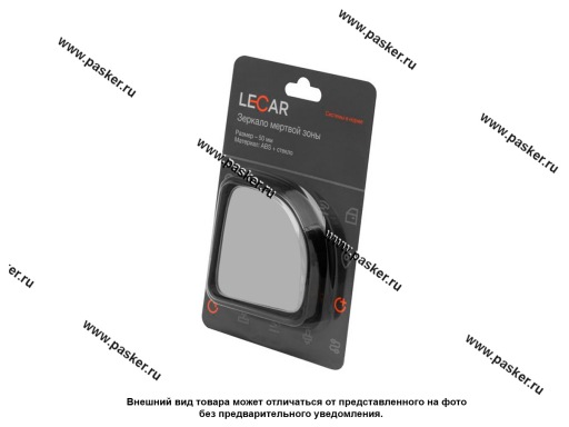 Фото: Зеркало м/з LECAR квадратное 50 мм