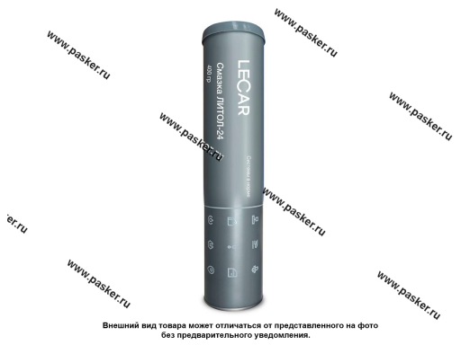 Фото: Смазка Литол-24 LECAR 400гр картуш