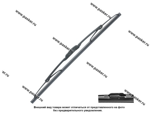 Фото: Щетки стеклоочистителя 40 см универсальная каркасная LECAR