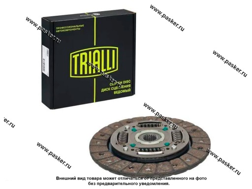 Фото: Диск сцепления LADA Vesta XRAY 15- 1.6i дв. 21129 TRIALLI КПП 21809 ведом. FD 801