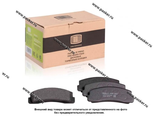 Фото: Колодки тормозные 2121-213 2123 Chevrolet Niva передние TRIALLI PFP 7501 ECO