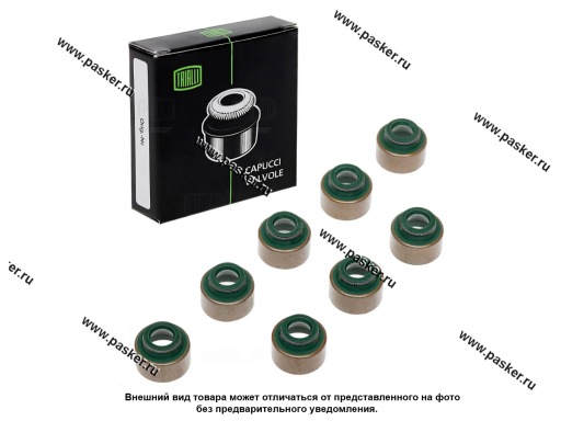 Фото: Колпачки маслосъемные Волга дв 402,ГАЗ-53,3307,УАЗ TRIALLI СV 306