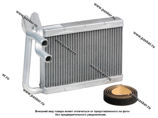 Фото: Радиатор печки 21214 Urban FL 19- LUZAR алюминиевый LRh 0128