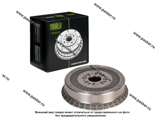 Фото: Барабан задний тормозной 2101-07 TRIALLI чугун TF 057