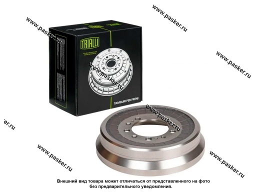 Фото: Барабан задний/передний тормозной УАЗ-452/469 TRIALLI TF 060 [упаковка 2 шт.]