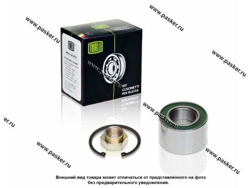 Фото: Подшипник ступицы 2108 задний ОКА передний TRIALLI стопорные кольца гайка CS 711