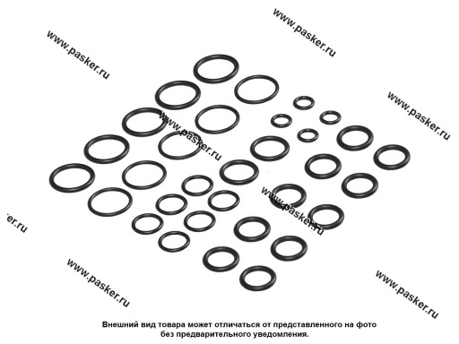 Фото: Кольцо утлотнительное для подкоючения радиатора LADA Renault LUZAR 34 шт. LGS 0012