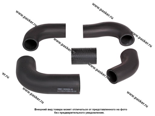 Фото: Патрубки радиатора ГАЗ 3302 Газель дв. 406 LUZAR 5шт. LPK 0306