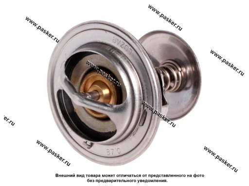 Фото: Термостат ГАЗ LUZAR обрезиненный клапан 87°С LT 03271