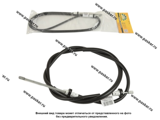 Фото: Трос ручного тормоза Renault Logan Sandero L-1680мм с ГУР BESTPARTS BP001619