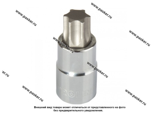 Фото: Бита с головкой 1/4 torx T20 короткая PROLINE 58130 Фото: Бита с головкой 1/4 torx T20 короткая PROLINE 58130