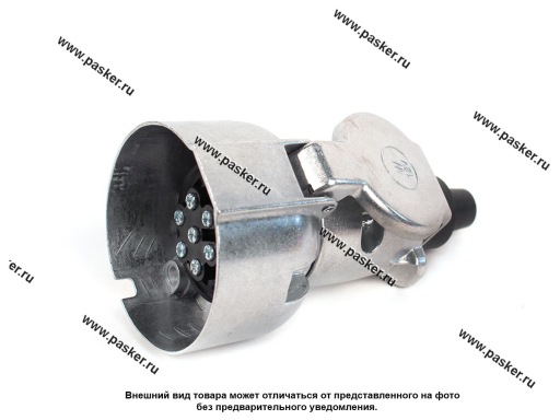 Фото: Разъем прицепа вилка+розетка 12В металл 7контактов ПС 300-01