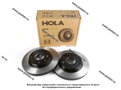Фото: Диск тормозной 2110 2190 Granta HOLA передний HD904 [упаковка 2 шт.]