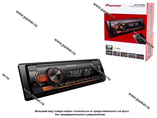 Фото: Автомагнитола PIONEER USB/AUX-In 4х50Вт MVH-S120UBA желтая подсветка Фото: Автомагнитола PIONEER USB/AUX-In 4х50Вт MVH-S120UBA желтая подсветка