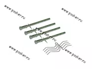 Палец суппорта 2101-07 4шт в сборе|Код 10045