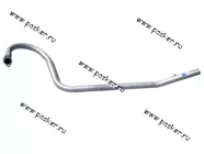 Труба выпускная Волга 24 ФОБОС гусь длинный 10547|Код 10547