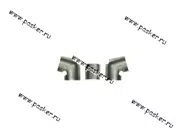 Облицовка окантовки ветрового и заднего стекол 2101-07 никель 3шт [упаковка 10 К-т]|Код 10807