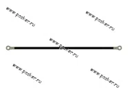 Провод массы 40см 16мм кв в изоляции|Код 10925