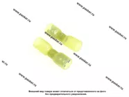 Клемма гнездовая 6,3мм мама Nord YADA луженая полностью изолированная термоусадочная желтая 4,0-6,0м|Код 11088