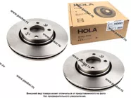 Диск тормозной LADA Largus Vesta X-Ray NISSAN Note HOLA передние HD001 [упаковка 2 шт.]|Код 1142