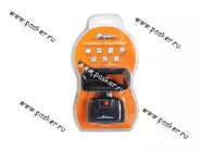 Разветвитель прикуривателя на 2 гнезда + 2 USB AIRLINE витой шнур 2,85м ASP-2U-11|Код 11593