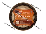 Оплетка на руль Senator Alaska M d-38см черная|Код 12100