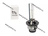 Лампа ксенон D4S 12V/24V 35W P32d-5 ClearLight 4300K [упаковка 2 шт.]|Код 12139