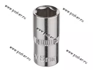 Головка торцевая  8 1/4 короткая 6-гранная KRAFT KT 700646|Код 12339