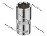 Головка торцевая  9 1/4 короткая 6-гранная KRAFT KT 700647|Код 12342