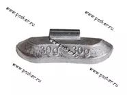 Грузик балансировочный 30гр NORM со скобой [упаковка 10 шт.]|Код 12772