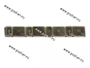 Грузик балансировочный самоклеящийся 5гр 10гр по 4шт NORM цинк|Код 12800