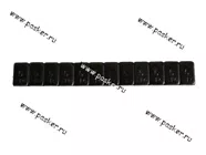 Грузик балансировочный самоклеящийся 5гр 12шт NORM эмаль [упаковка 10 шт.]|Код 12803