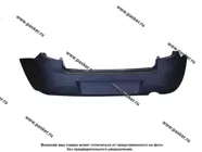 Бампер 2190 Granta Кампласт-Т задний шагрень|Код 13490