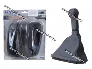 Ручка КПП 2170 Priora с 11г Сфера кожзам+чехол АвтоБра серая|Код 13820