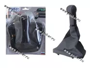 Ручка КПП 2190 Granta Сфера кожзам+чехол АвтоБра серая|Код 13826