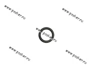 Кольцо уплотнительное Волга УАЗ рабочего тормоза Ф25 2410-3502051-10 [упаковка 20 шт.]|Код 13954