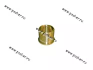 Футорка ГБЦ 2101 14х1,25/18х1,5 латунь длинная|Код 1409