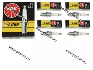 Свечи NGK V-Line №31 PTR5D-10 Ford,Mazda|Код 14175