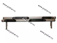 Порог-подножка дополнительный 2131 4х4 труба с простопью|Код 14639